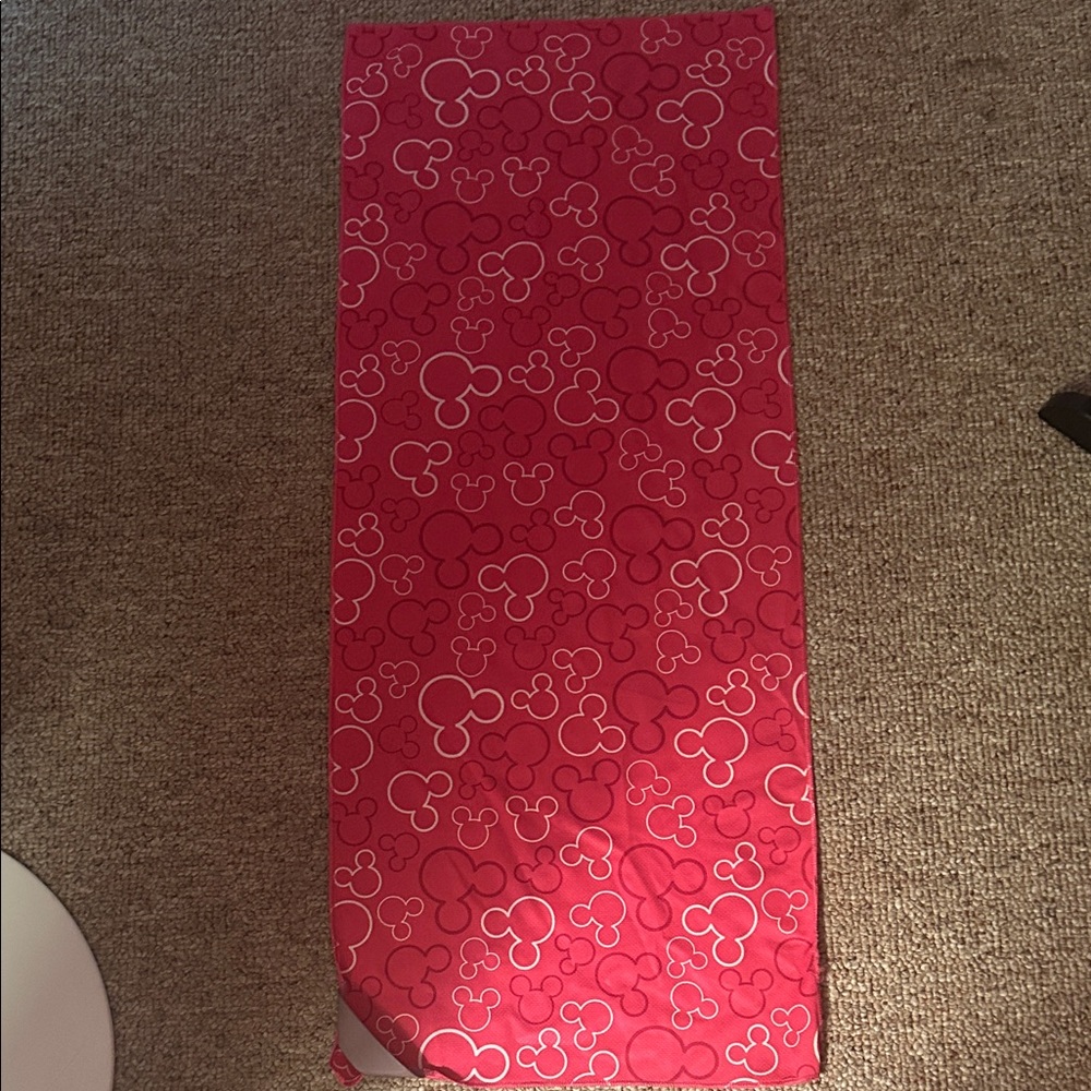 Disney Red Mickey Mouse Patterned Towel